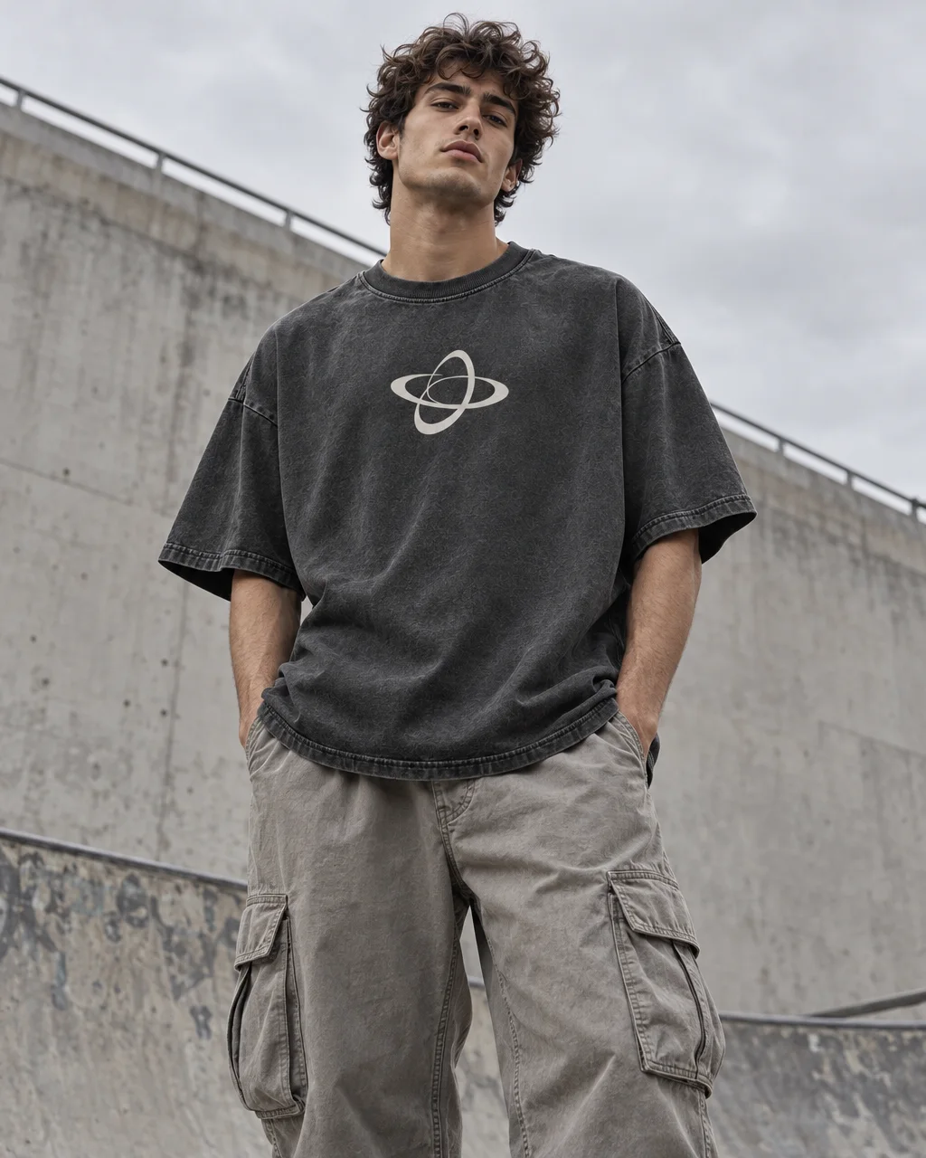 Actual Foltara output using the washed graphic tee reference
